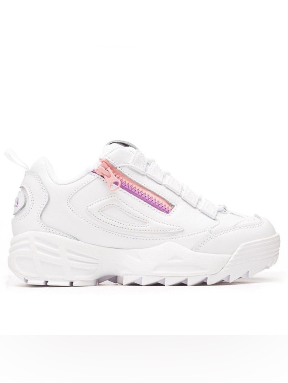 Womens Fila Disruptor 3 Zip Chunky Sneakers - Picture 2 of 10
